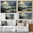 thumbnail image 4 of Designart "Beauty Amidst Stormy Seas I" Nautical & Beach Floater Framed Wall Art Print, 4 of 7