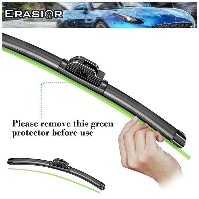 Erasior 20 18 Windshield Wiper Blades Fit For Honda Civic 2000 1996 Set of 2 for car front Window