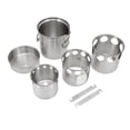 thumbnail image 3 of Juego de utensilios de cocina para estufa de camping, juego de utensilios de cocina de acero inoxidable, juego de estufa para exteriores, juego de utensilios de cocina portátiles, multifuncional, 3 of 8