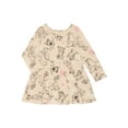 thumbnail image 2 of Disney Classics Toddler Girls Long Sleeve All Over Print Dress, Sizes 12M-5T, 2 of 5