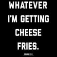thumbnail image 2 of Women's Mean Girls Whatever I’m Getting Cheese Fries Quote Graphic Tee Black X Large, 2 of 4