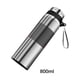 thumbnail image 3 of Matsuzay Taza Botella de agua aislada de acero inoxidable Bebidas térmicas a prueba de fugas Frasco de vacío Deportes de oficina Ciclismo Teteras Plata/800ml, 3 of 6