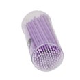 thumbnail image 3 of 100 Púrpura Desechable De Pestaña De Extensión Micro lo Aplicador Sunnimix Cepillo de maquillaje desechable, 3 of 8