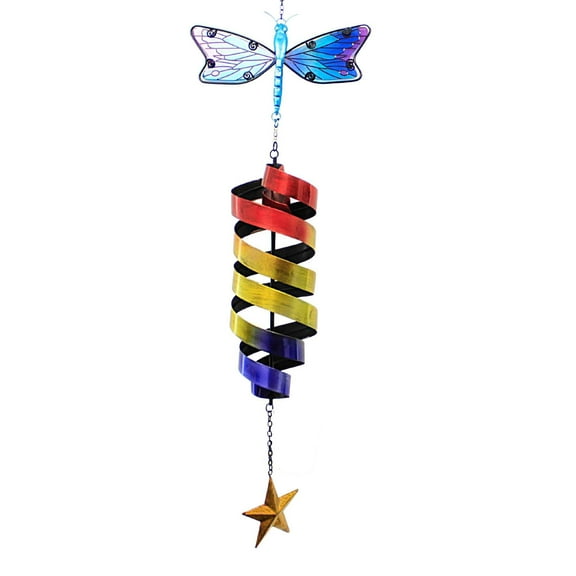Home & Garden Garden Friends Wind Twirle Rainbow Colors Yard Decor 2Wc1656 Dragonfly