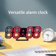 thumbnail image 4 of Reloj Despertador Digital, Reloj Electrónico de Pantalla Led Fotosensible 3D Automática, 23.5x9.3x1.8cm, Reloj Multifunción de Doble Propósito, Despertador de Luz, 4 of 8