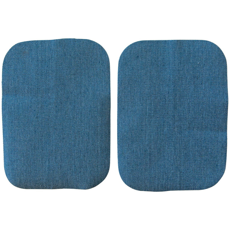 Bondex Fabric Iron-On Patches, Giant Worn Denim Blue 10 x 12 Iron-On Patch