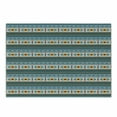 thumbnail image 1 of Afghan Cutting Board, Tribal Illustration of Geometric Shapes Rhombuses Stripes Middle Eastern Pattern, Decorative Tempered Glass Cutting and Serving Board, Small Size, Multicolor, by Ambesonne, 1 of 1