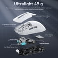 thumbnail image 5 of ATTACK SHARK X3 49g SUPERLIGHT Gaming Mouse, PixArt PAW3395 Sensor, BT/2.4G Wireless/Wired, 6 Adjustable DPI up to 26000, for Win10/11/Xbox/PS/Mac, 5 of 10