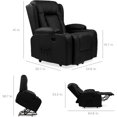 PU Leather Electric Power Lift Chair, Recliner Massage Chair