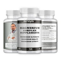 DrPKLyfe's Magnesium Glycinate-Citrate-Malate Complex Capsule for Heart, Bone and Muscles Health
