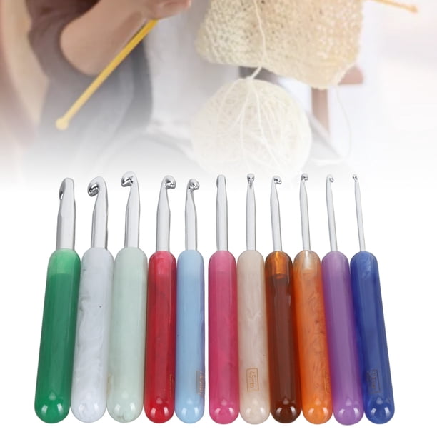 Gancho de Tejer, Ganchos de Crochet Diseño Ergonímico Resistente a la Abrasión para Artesanías