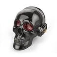 thumbnail image 1 of YSEECHENS Altavoz Bluetooth con forma de calavera, novedad, esqueleto, altavoces portátiles inalámbricos únicos con luces para los ojos (gris), 1 of 5
