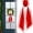 Red, variant on Wreath Sash for Front Door,Cotton Wreath Satin Sash Garland Ribbon Accessories,Wave WreathSash for Front Door Holiday,for Wreaths Yard Doorway Indoor Outdoor Bow Bridal Shower Home Decor(White,54x4")