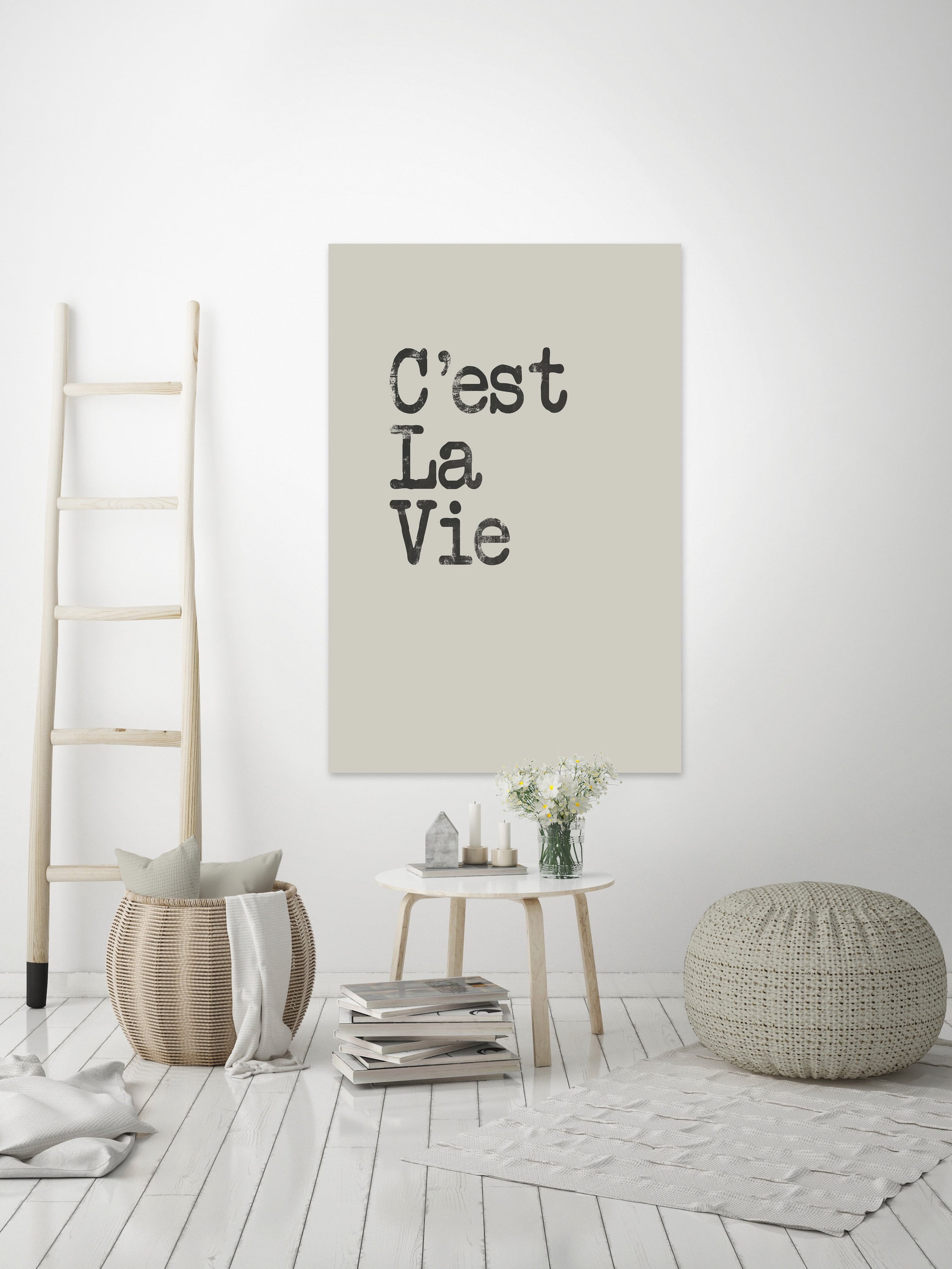 C'est La Vie II Painting Print on Wrapped Canvas
