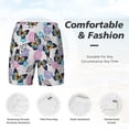 thumbnail image 5 of Lsque Mens Swim Trunks Bright Butterflies1 Pattern - Bathing Suit Compression Liner - Beach Swim Shorts Swimwear - (S-3XL) - Stretch Quick Dry -X-Large, 5 of 9