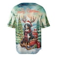 thumbnail image 2 of Merry Christmas Santa Reindeer Antlers Bernese Mountain Dog Sleigh Xmas Winter Holiday All Over Print 3D Baseball Shirt Berner Lover Gifts Softball Sport - 00023, 2 of 6