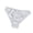 White, variant on Iyufng Women Low Rise Satin Bikini Panties V-Shaped Floral Lace Trim Front Pleated Ruched Design Silky Soft Stretch Daily Elegant Women's Underwear