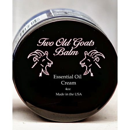 Rose Geranium Hand Balm - Two Old Goats A and F Balm Hand Balm Cream, 4 Oz