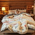 thumbnail image 3 of Winter Velvet Thick Quilt: with Bohemian Floral And Geometric Patterns, This Blanket Keeps You Warm, Soft And Comfortable. It Is Suitable for Use Across All Four Seasons, with 7 Sizes Available, 3 of 7