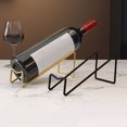 thumbnail image 2 of 2Pcs Wine Bottle Holder Metal Wine Rack for Countertop Storage Space Saving Wine Display Stand Decorative Home Decoration, 2 of 8