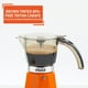 thumbnail image 4 of Cafetera eléctrica Imusa con capacidad para 6 o 3 tazas, color naranja, 4 of 7