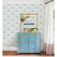 thumbnail image 4 of Nuwallpaper Blue Shellby Peel & Stick Wallpaper, 4 of 7