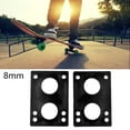 thumbnail image 3 of 2 Pcs 8mm Soft Skateboard Truck Riser Shock Pads Longboard Shockpad Washers, 3 of 6