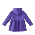 thumbnail image 3 of Vedolay Boys Winter Coat Long Sleeve Jacket Kids Plush Outerwear Warm Clothes Purple,160, 3 of 4