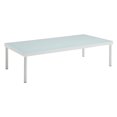 thumbnail image 6 of Modway Harmony 5 Piece Outdoor Patio Aluminum Sectional Sofa Set in White Beige, 6 of 9