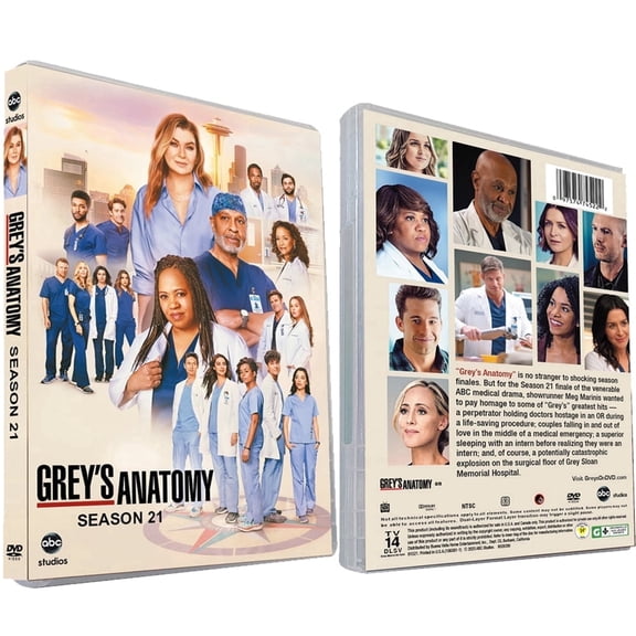 Grey’s Anatomy TV Series Complete Season 21 ( DVD Set ) Brand New 4Disc Set Movie