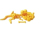 thumbnail image 2 of Esqueleto Impreso en 3D Tiranosaurio Rex Juguete Articulaciones Móviles Modelo Dragón (oro), 2 of 8