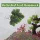 thumbnail image 4 of Cama única para peces Betta, cama de hoja Betta, hamaca de plástico para Betta, almohadilla de hamaca para Betta con ventosa verde, 4 of 7