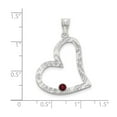 thumbnail image 3 of White Sterling Silver Charm Pendant Themed Customize Stones 29 mm 24, 3 of 3