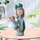 thumbnail image 3 of Estatua de chica creativa, escultura, arte de resina decorativa, figuritas, manualidades para regalo Violeta BLESIY estatuillas de niña, 3 of 6