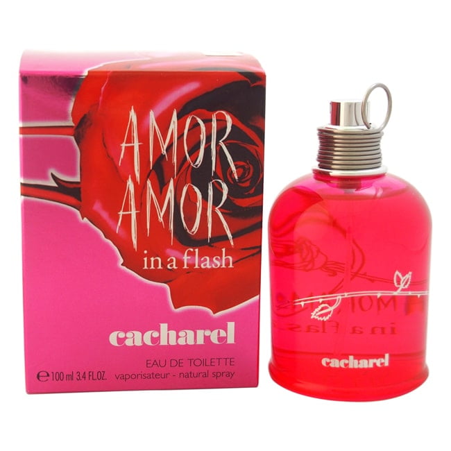 Cacharel Amor Amor In A Flash for Women Eau de Toilette, 3.4 oz