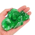 thumbnail image 4 of Uxcell Fire Glass for Fire Pit, 1.18"-1.97" High Luster Reflective Glass Rocks, Dark Green, 4 of 5