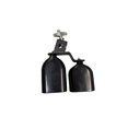 thumbnail image 3 of TISHITA High and Low Tone Cowbell Double Mounted Bell for School Concerts Gatherings black, 3 of 8