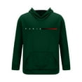 thumbnail image 5 of Jogging Suits for Men 2 Piece Set Letter Graphic Relaxed Fit Hoodie Sweatshirt and Joggers Sweatpants Sets Pullover Suits Clothes Outfits Dark Green XXL, 5 of 5