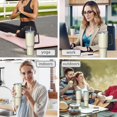 thumbnail image 7 of Modern 40oz Tumbler– Stainless Steel Insulated Tumbler with Handle and Straw, Large Capacity Travel Cup for Hot & Cold Drinks, 7 of 7