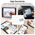 thumbnail image 3 of Maytalsory Stylus Tip Small Rubber Fluent Writing Hard Pen Nib No Scratches Easy Installment Lightweight Capacitive Touch Pen Point No.1 1Set, 3 of 6