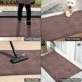 thumbnail image 4 of A1HC Indoor Outdoor Mat, Front and Back Entrance Welcome Mats, Front Door Patio Mats 24x36 Inches, Non-Slip Easy Clean Entrance Washable Large Size Doormats, Chocolate Brown, 4 of 8
