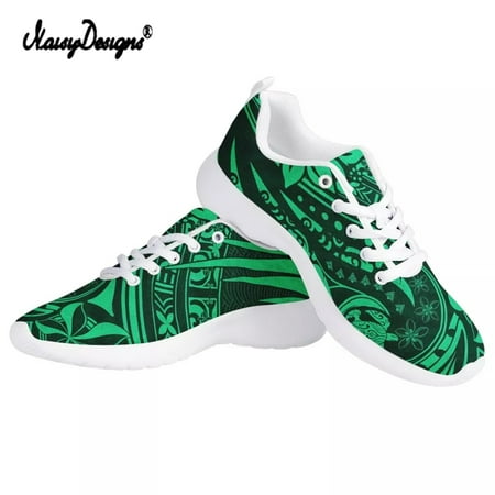 

Noisydesigns Gradient Tribal Floral Pattern Women White Sneakers Shoes Woman Casual Flats Air Mesh Walking Footwear Zapato Mujer