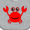 thumbnail image 4 of Inktastic Cute Red Crab Boys or Girls Baby Bib, 4 of 4