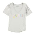 thumbnail image 1 of Camiseta gráfica informal GUESS para mujer gris pequeña, 1 of 2