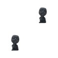thumbnail image 3 of kurtrusly Face Planters Wide Application For Succulent Planters Made With Resin Indoor grey 2Set, 3 of 6