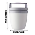 thumbnail image 2 of Lunch Pot Lunch Cup Creative Portable Travel Preservation Bowl Fresh-keeping Cup, 2 of 2