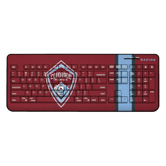 Colorado Rapids Team Stripe Wireless Keyboard