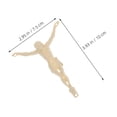 thumbnail image 2 of unbranded 10Ud Para Crucifijo Con Imagen De Jesús Beige Para De Pared, 2 of 8