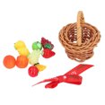 thumbnail image 2 of Cesta De Frutas Para Casa De Muñecas, 3 Piezas Innovadora Cesta De Frutas En Miniatura Exquisita Con Modelos De Frutas Para Accesorios De Casa De Muñecas, 2 of 7