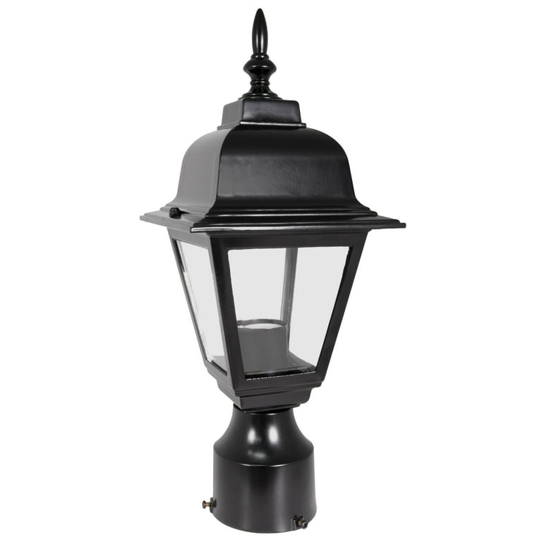 Design House Canterbury 1-Watt 19-in Black Traditional Post Light Design House Canterbury 1-Watt 19-in Black Traditional Post Light